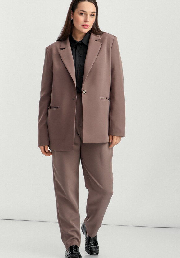 Пиджак однобортный на подкладке шир.  580, рис. 8