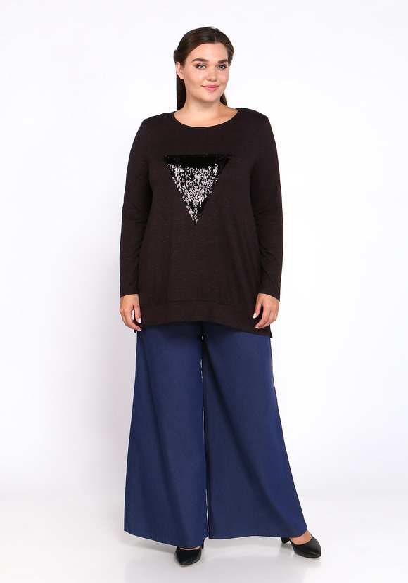 Джемпер Блестящая Искра шир.  580, рис. 1