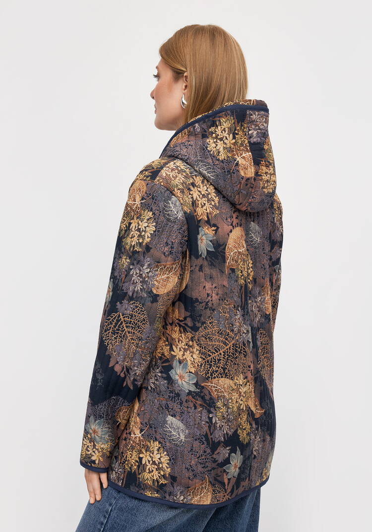 Куртка с принтом стеганная шир.  750, рис. 10