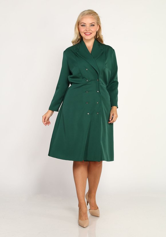 Платье на запах с лацканами шир.  580, рис. 4