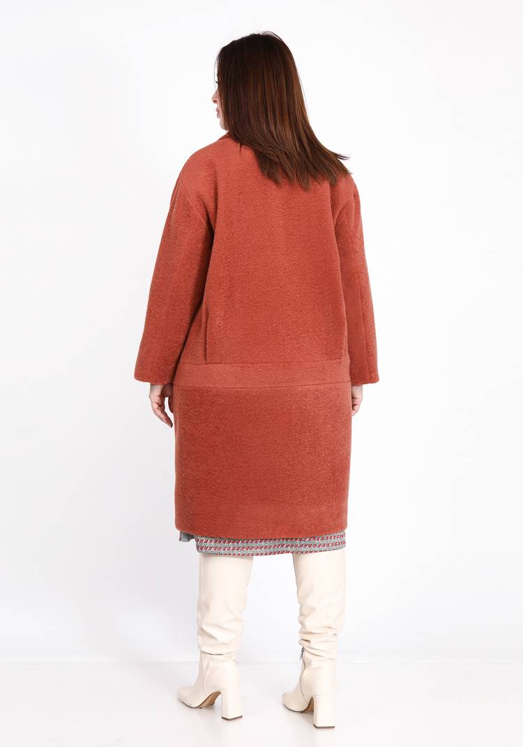 Пальто с отложным воротником и карманами шир.  750, рис. 6