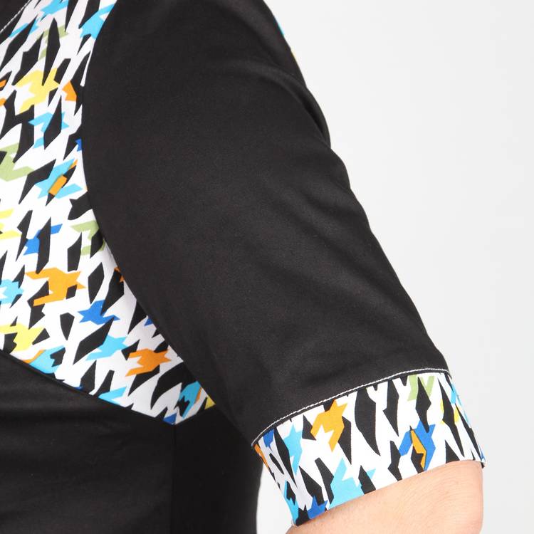 Платье А силуэта с декоративными элементами шир.  750, рис. 6