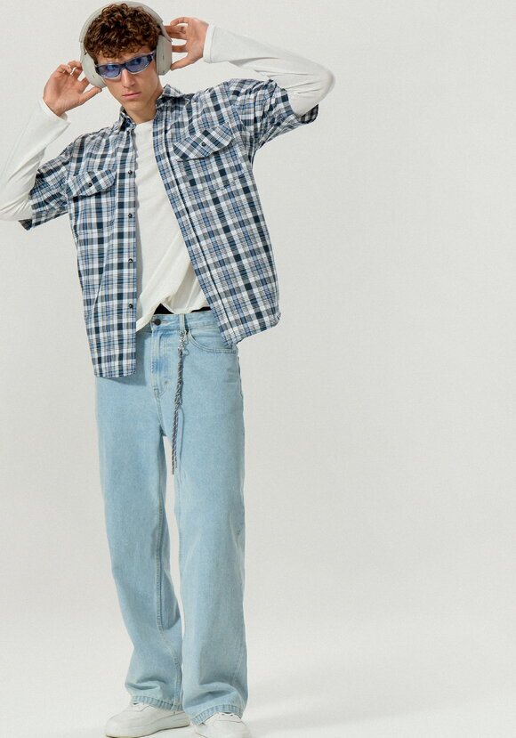 Рубашка с коротким рукавом на пуговицах шир.  580, рис. 2