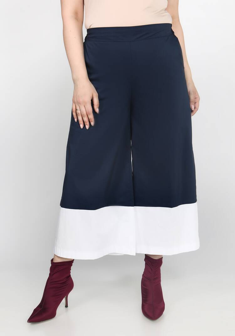 Кюлоты с контрастным кантом шир.  750, рис. 8