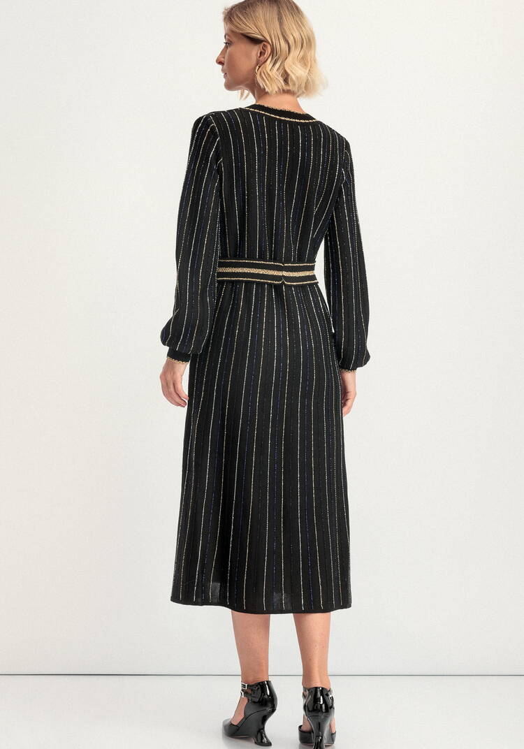 Платье с полосами из метанити шир.  750, рис. 3