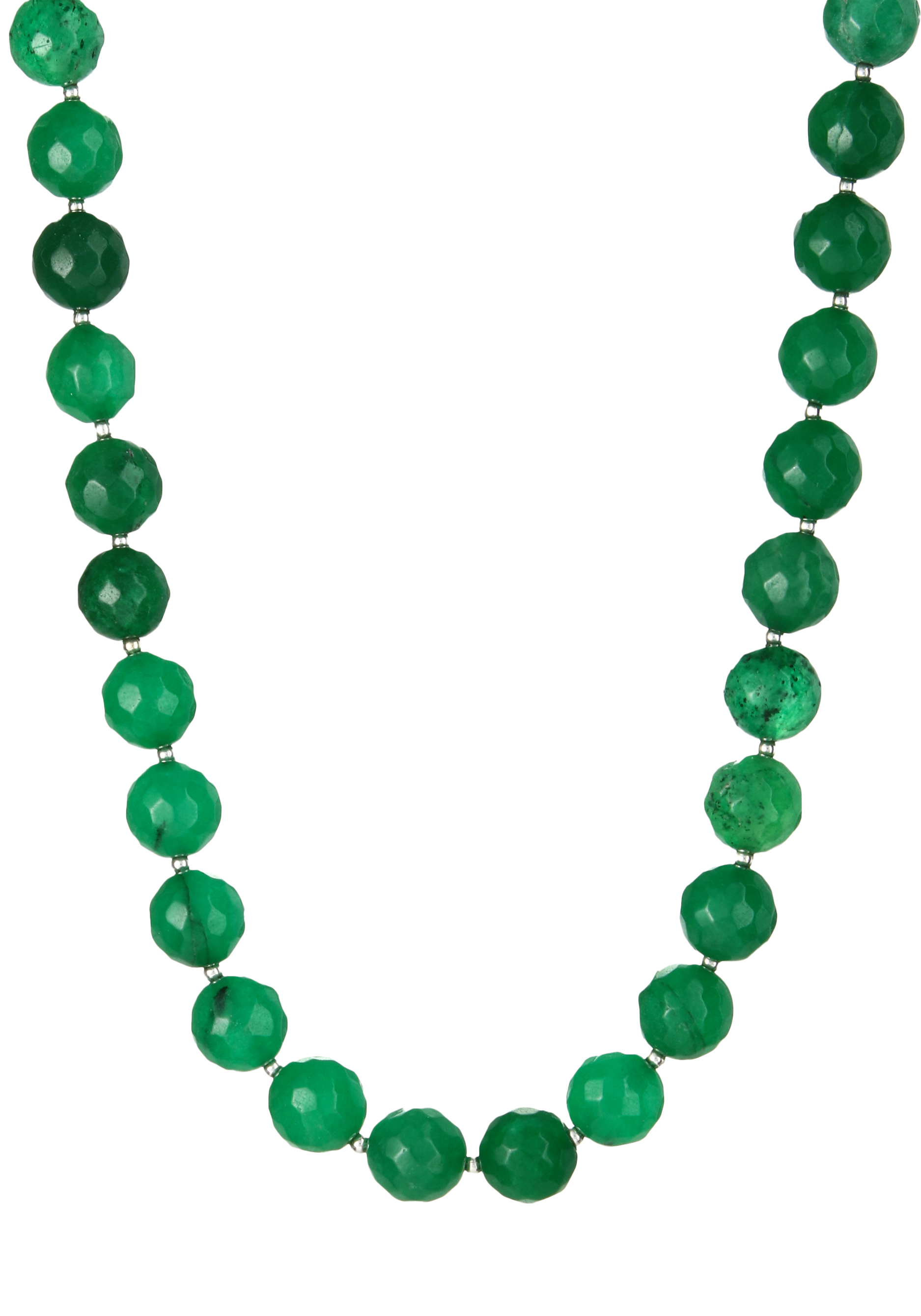 Колье "Виноградное сокровище Apsara, цвет зеленый, размер 55 матине - фото 4