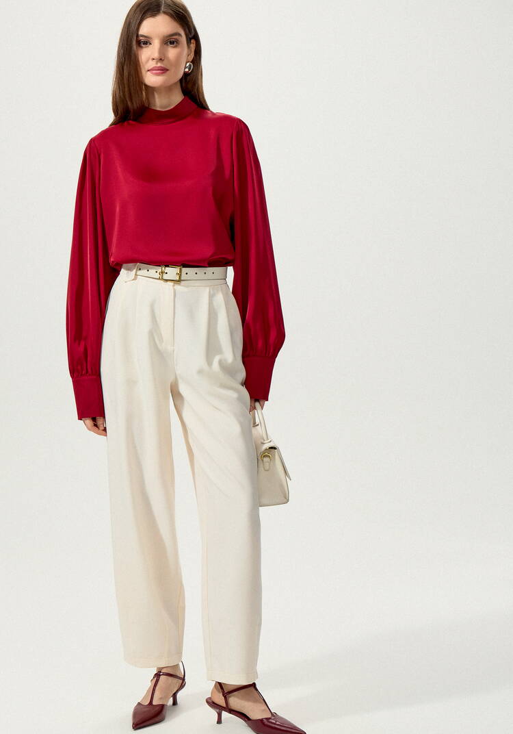 Брюки со складками свободные шир.  750, рис. 12