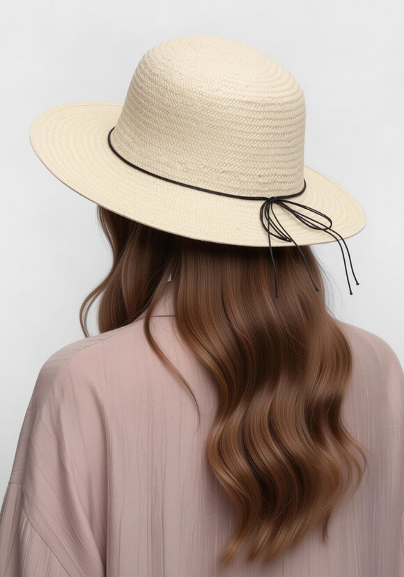 Шляпа соломенная с декором шир.  580, рис. 2