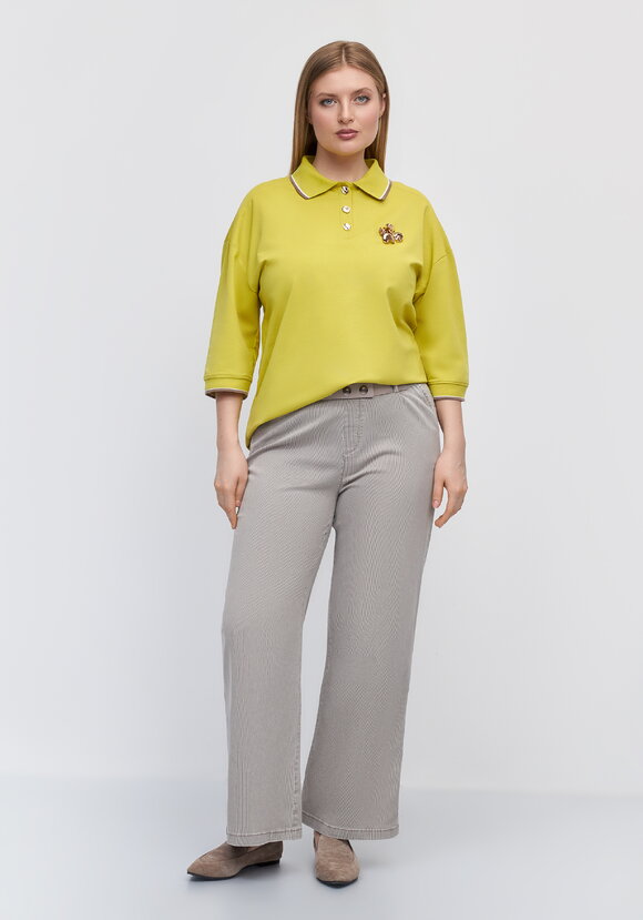 Поло с декоромДинамика стиля шир.  580, рис. 8