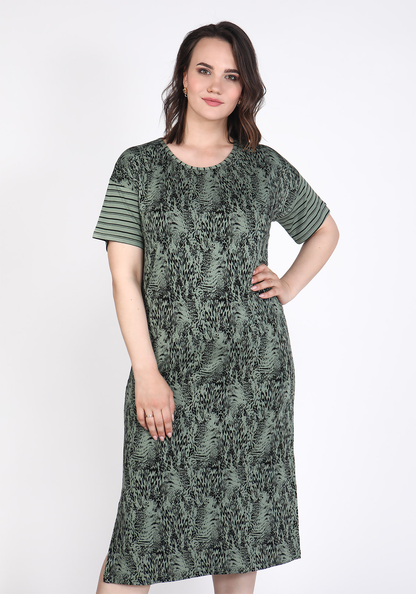 Платье "Мисс совершенство" Синель, размер 62, цвет зеленый - фото 2