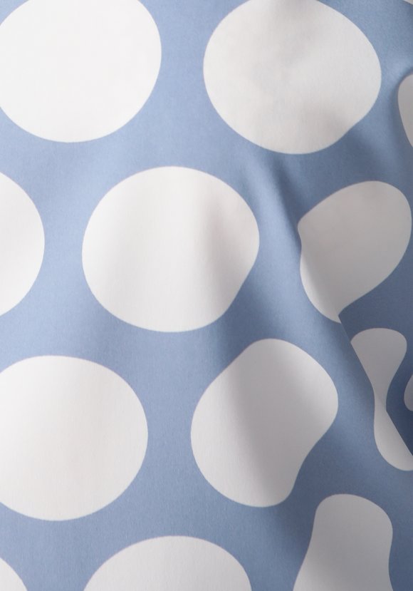 Блуза женская в горох Мадина шир.  580, рис. 9