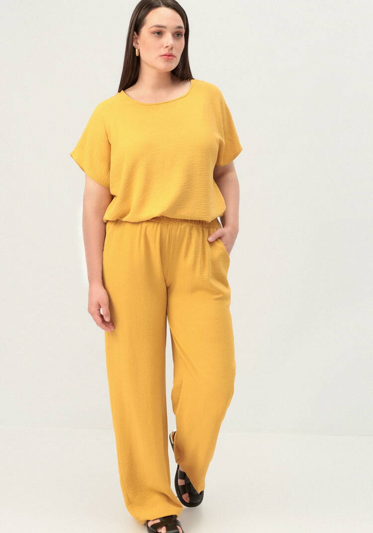 Брюки с карманами, свободного кроя шир.  750, рис. 21