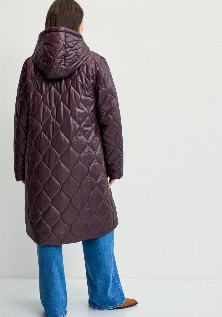 Куртка прямого кроя с капюшоном на молнии шир.  750, рис. 27