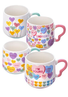Набор кружек Весенние сердца
