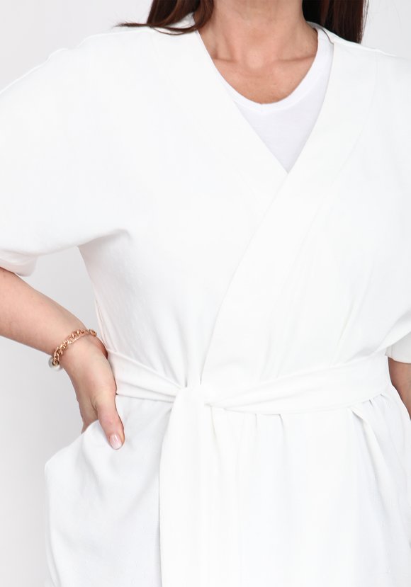 Блуза-кимоно с поясом шир.  580, рис. 8