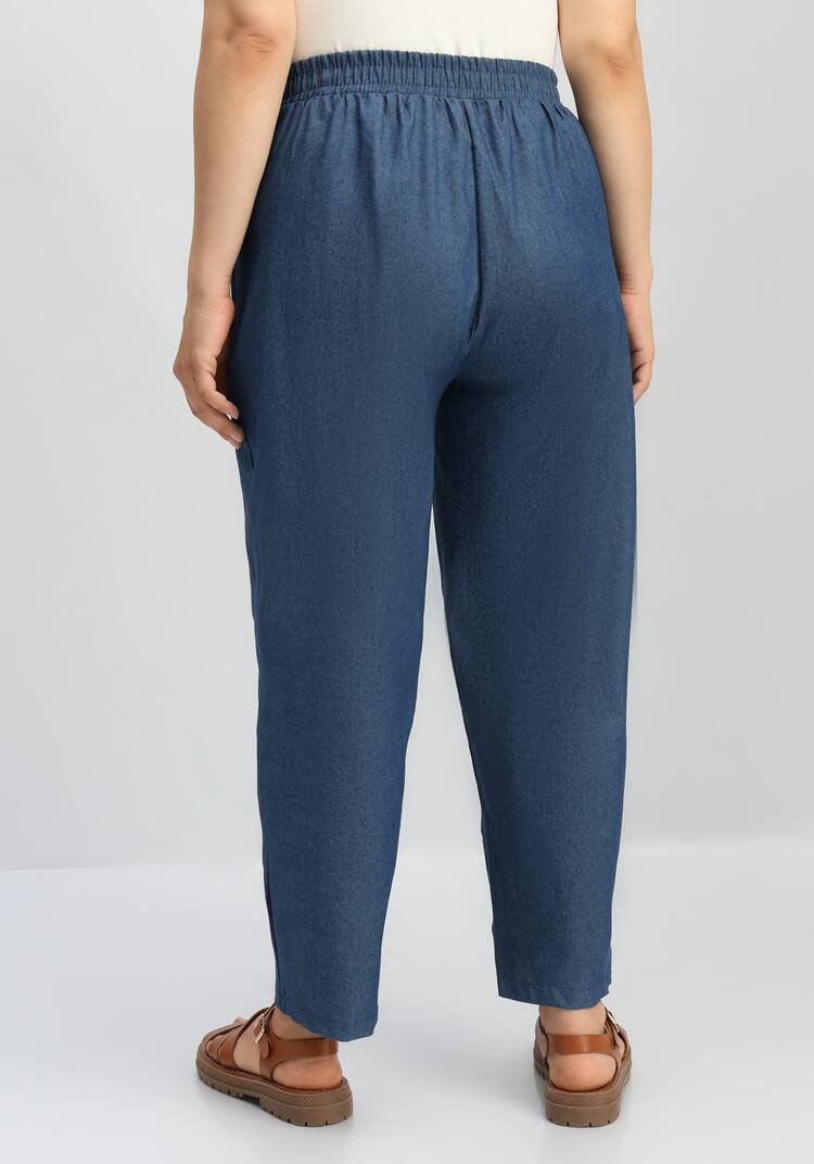 Брюки с вышивкой по низу шир.  750, рис. 12