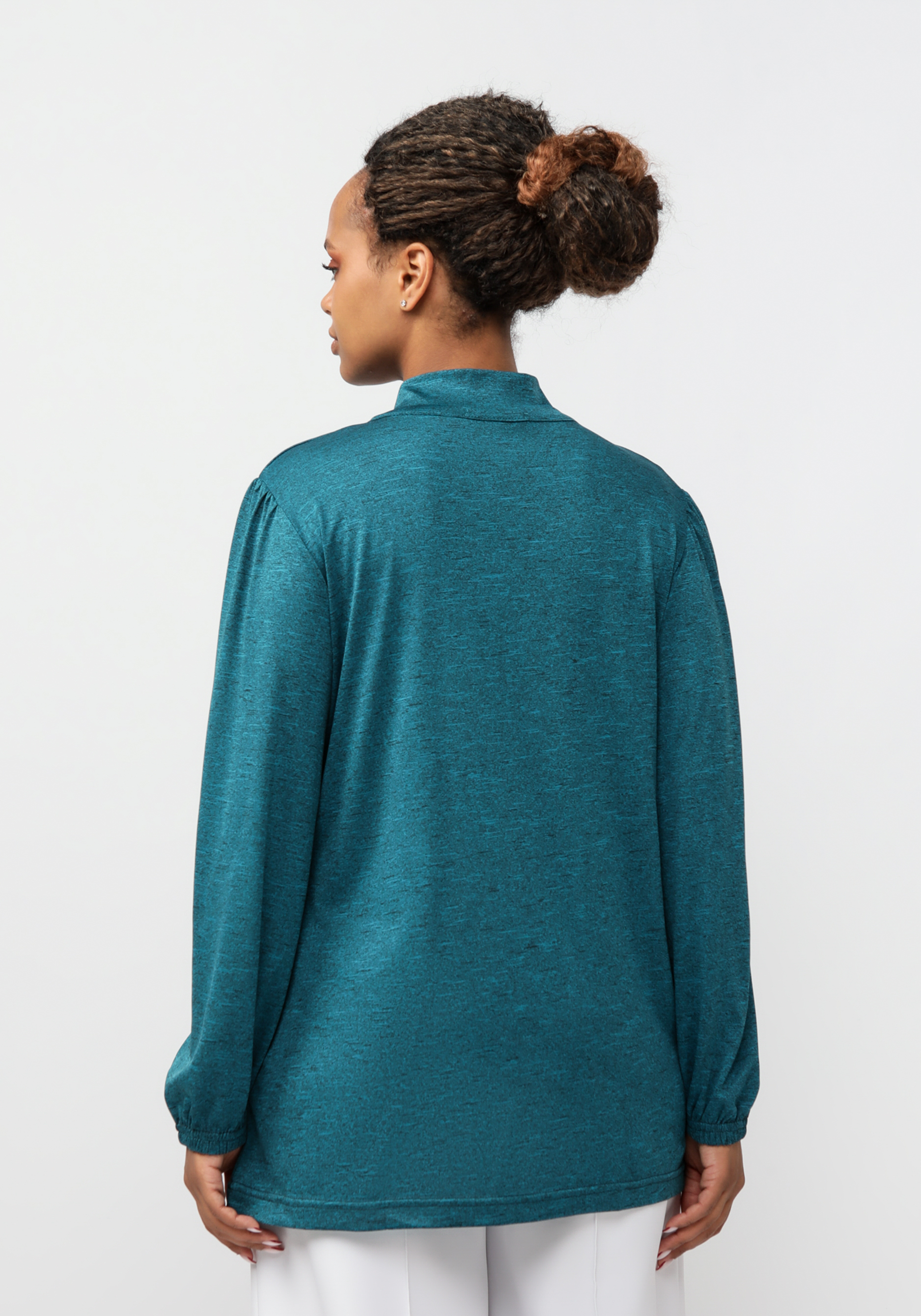 Блуза "Котена" Синель, цвет серый, размер 56 - фото 9