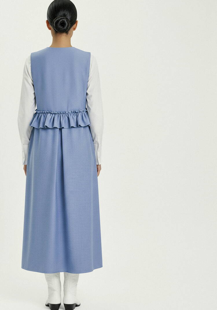 Сарафан с рюшей на спинке шир.  750, рис. 3