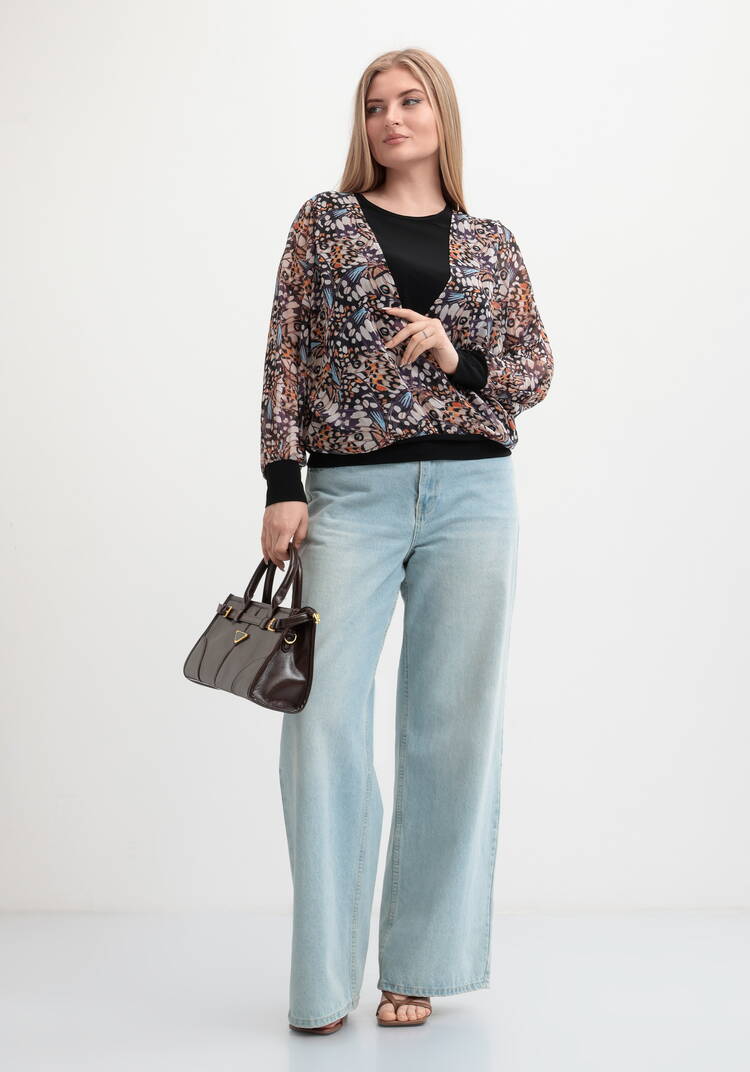 Блуза Африканская история шир.  750, рис. 8