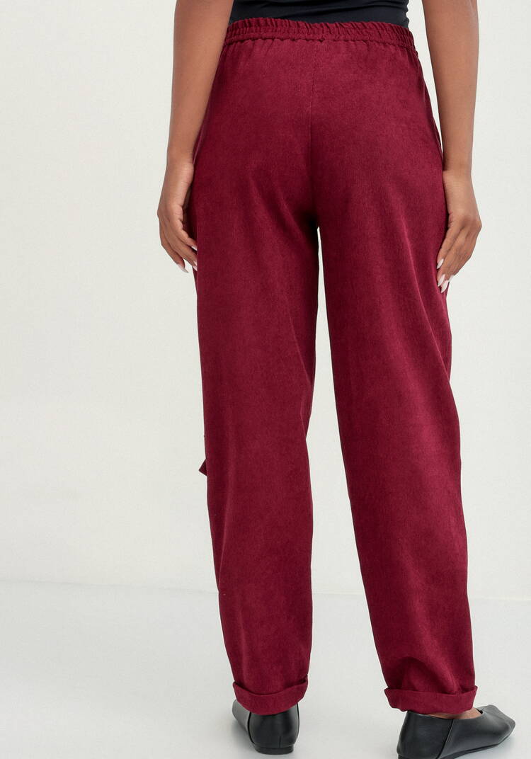 Брюки бананы вельветовые на резинке шир.  750, рис. 10