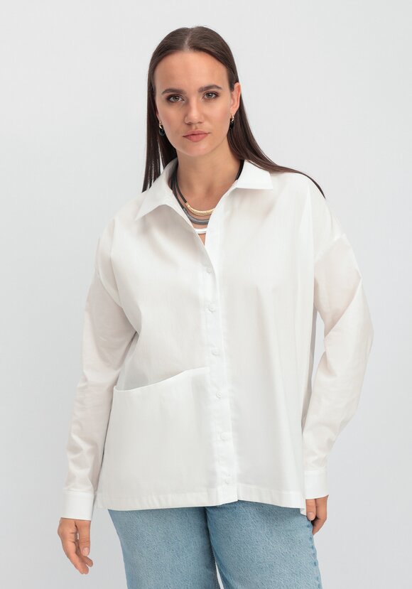 Рубашка с объемным карманом шир.  580, рис. 23