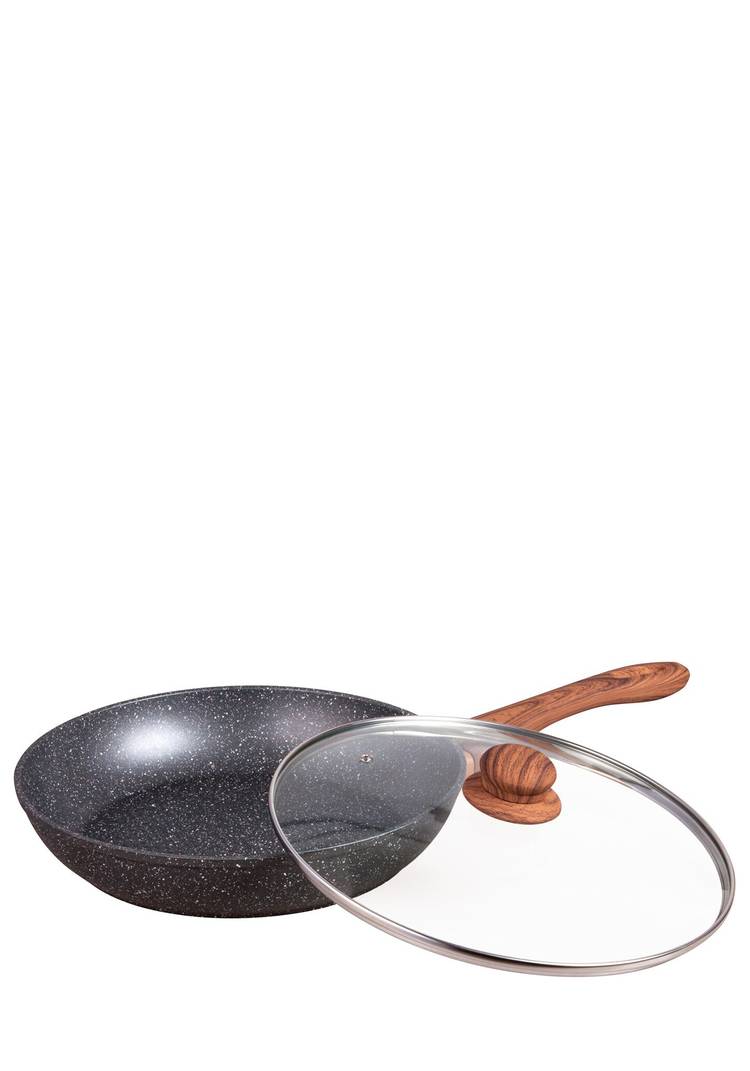 Сковорода с мраморным покрытием и крышкой шир.  750, рис. 4