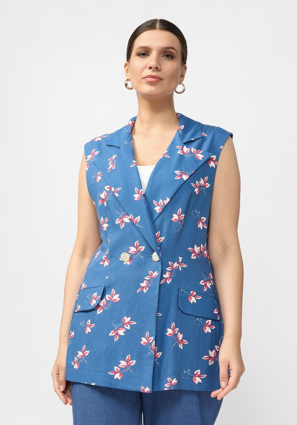 Жилет двубортный Полет шир.  580, рис. 4