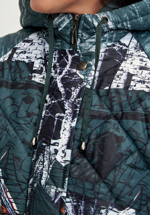 Куртка с принтом Городской пейзаж шир.  580, рис. 13