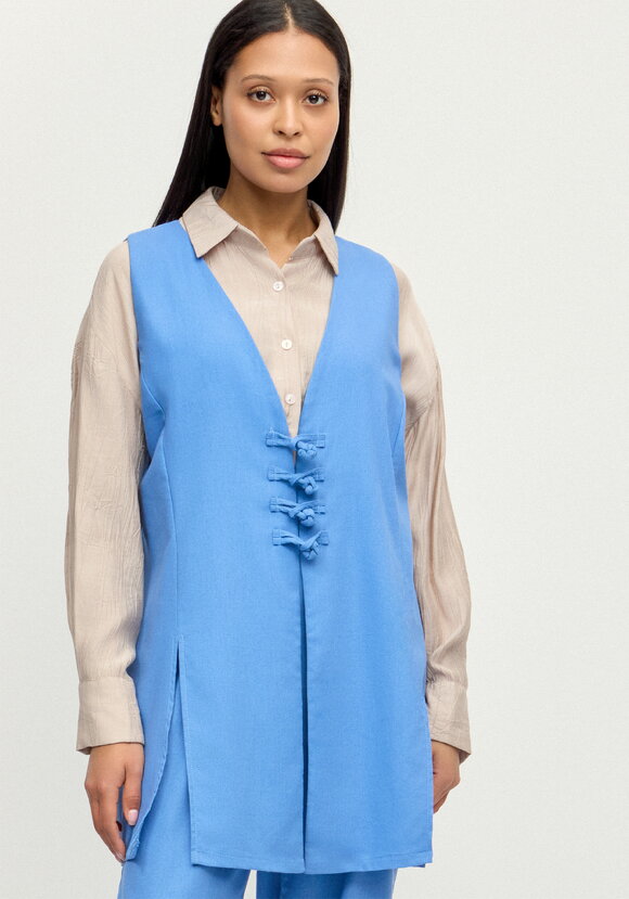 Жилет изо льна Медея шир.  580, рис. 1