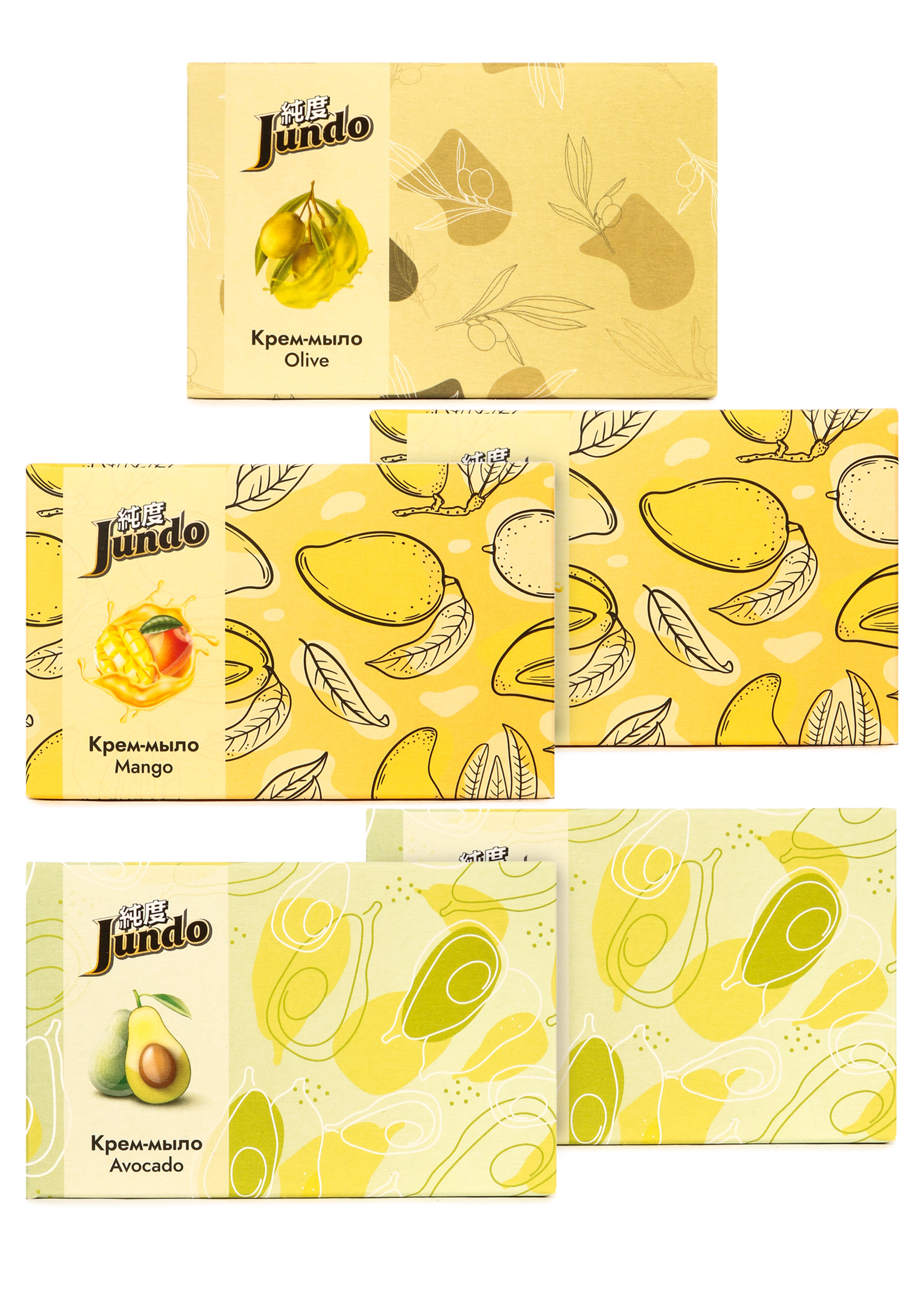 Мыло-крем ежедневное "Ассорти", 5 шт.