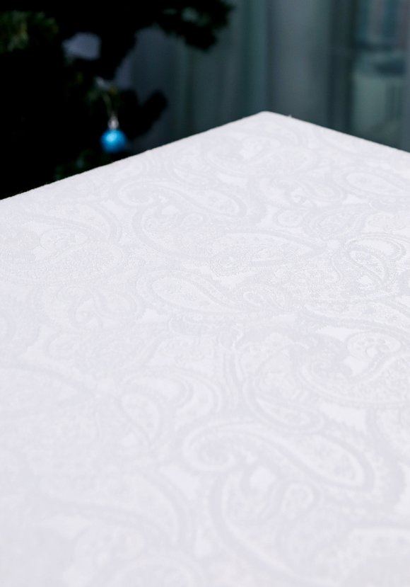 Скатерть жаккард с дорожкой Новогодняя шир.  580, рис. 9