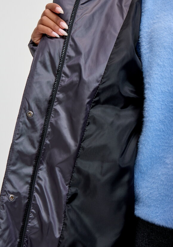 Пальто зимнее с мерцающей тканью шир.  580, рис. 16