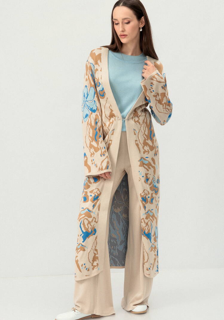 Кардиган с цветочным дизайном шир.  750, рис. 22