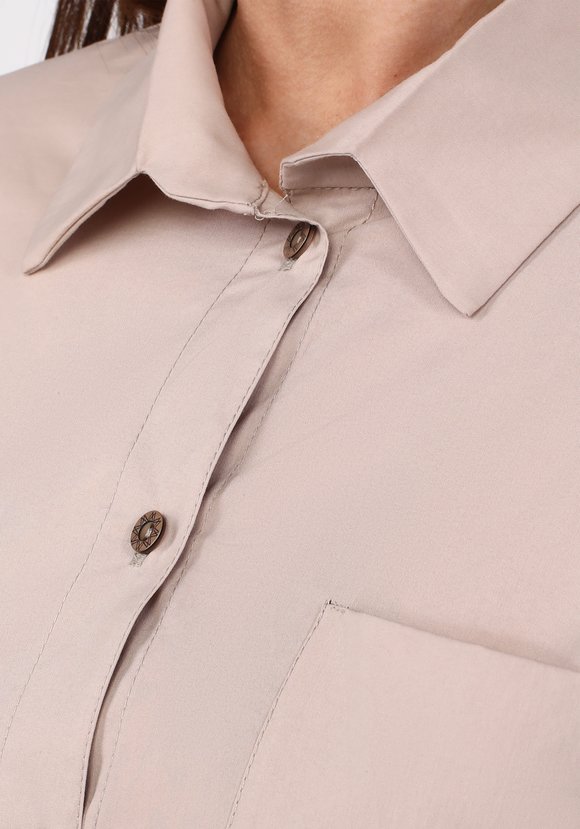 Рубашка базовая оверсайз шир.  580, рис. 16