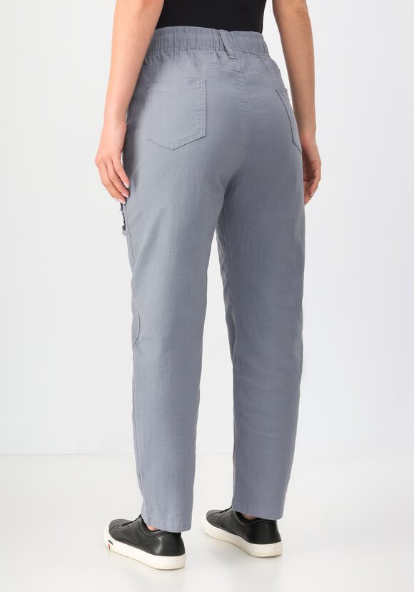 Брюки на резинке с декором шир.  580, рис. 22