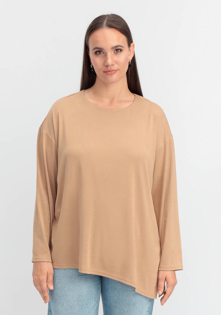 Лонгслив с асимметричным низом шир.  750, рис. 29