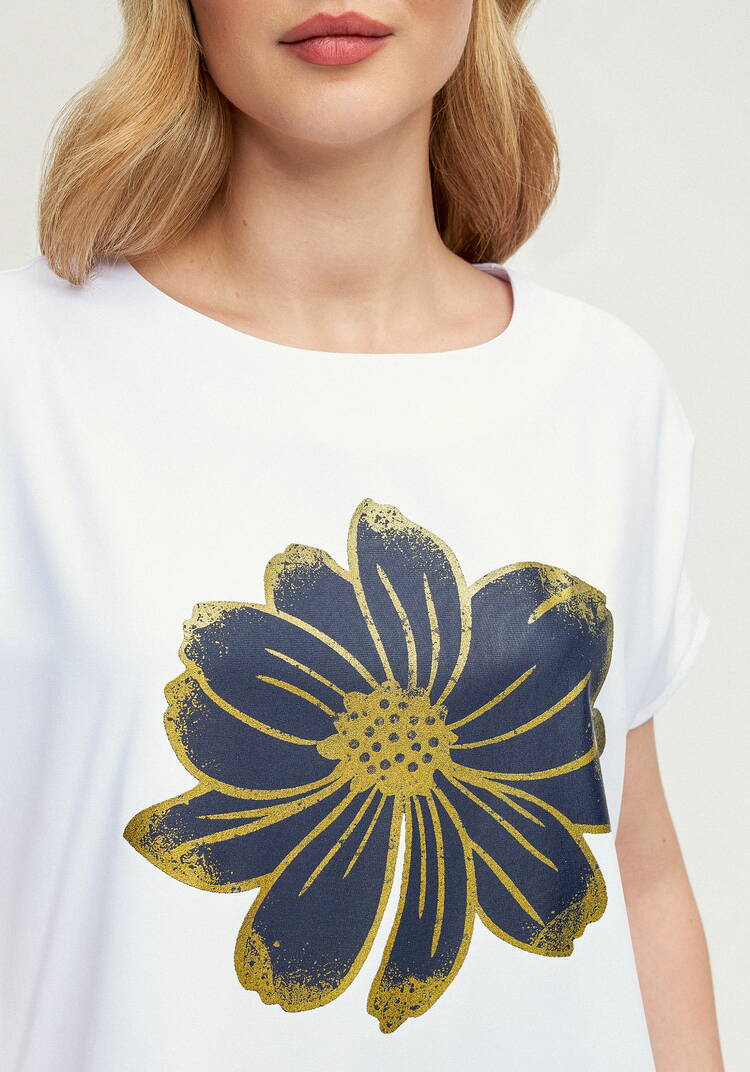 Блуза с принтом с напылением шир.  750, рис. 21