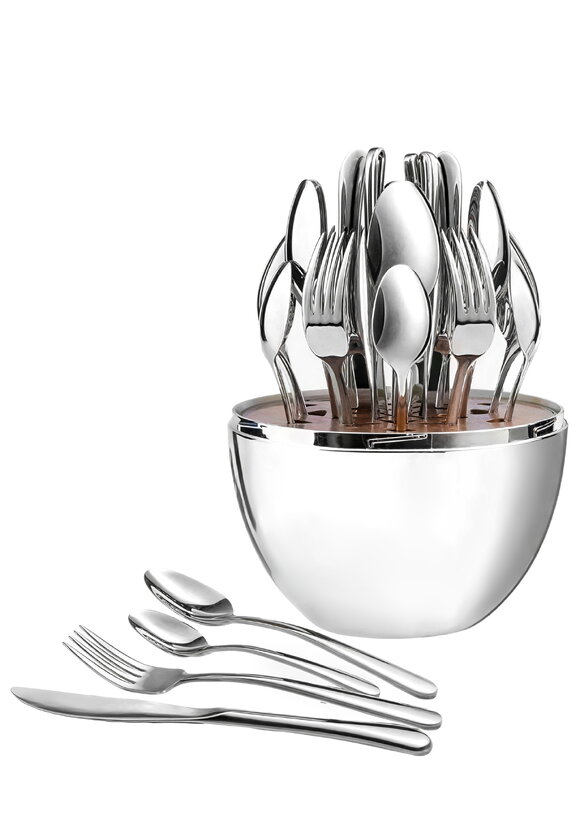 Набор столовых приборов Рококо, 24 предмета шир.  580, рис. 3