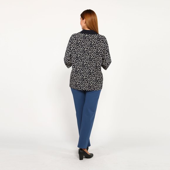 Брюки на широкой резинке прямые шир.  580, рис. 5