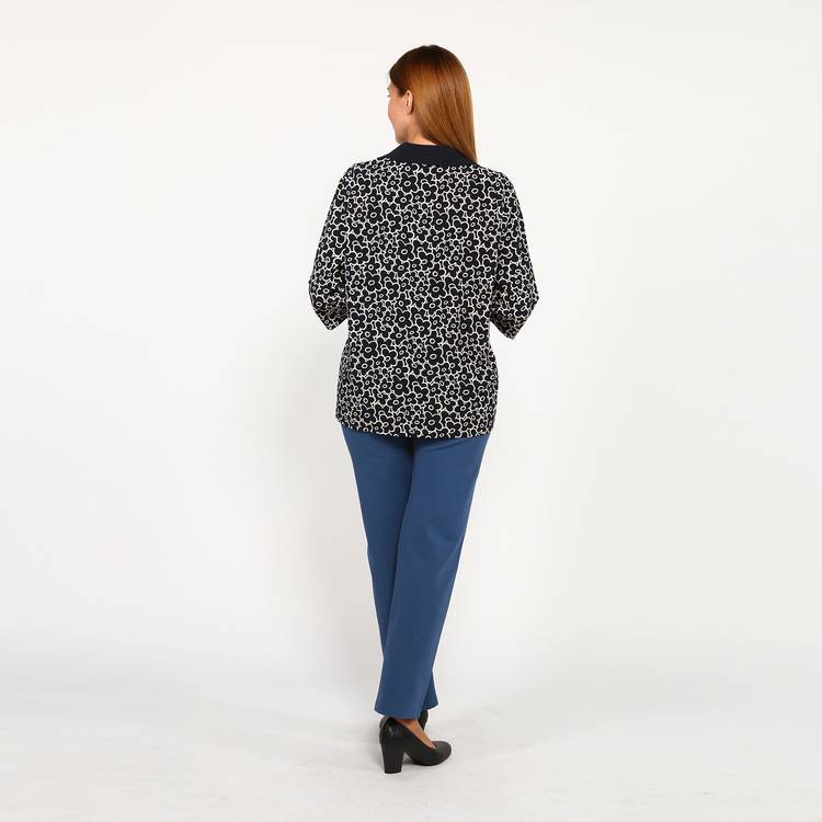 Брюки на широкой резинке прямые шир.  750, рис. 5