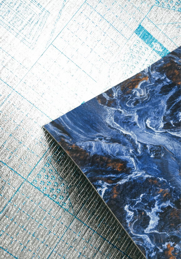 Гибкий мрамор для кухни и ванной шир.  580, рис. 19