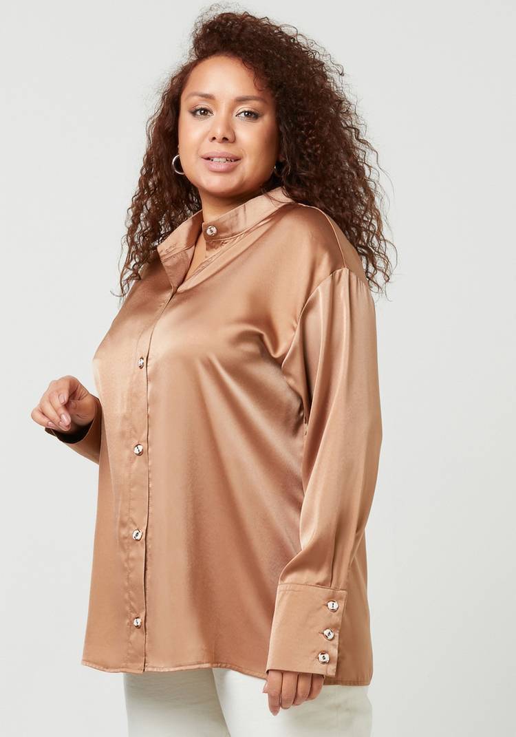 Блуза на пуговицах с широким манжетом шир.  750, рис. 2