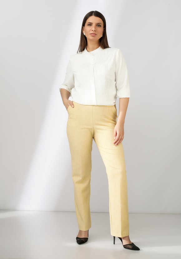 Брюки классические на широкой резинке шир.  580, рис. 12