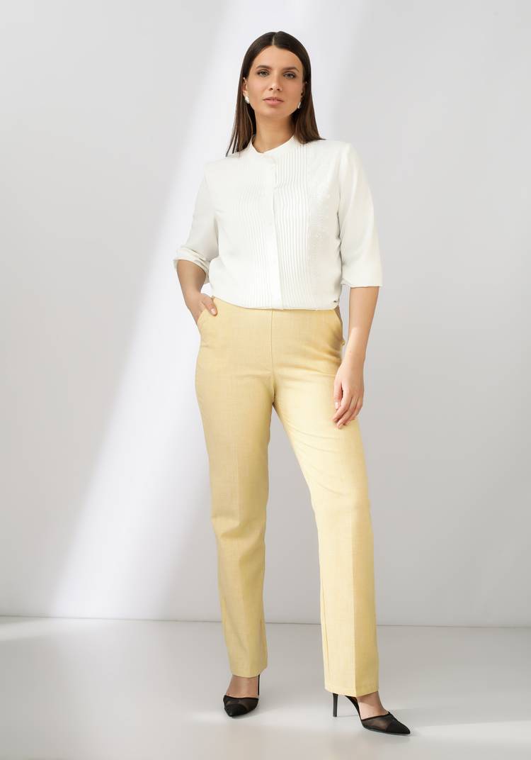 Брюки классические на широкой резинке шир.  750, рис. 12