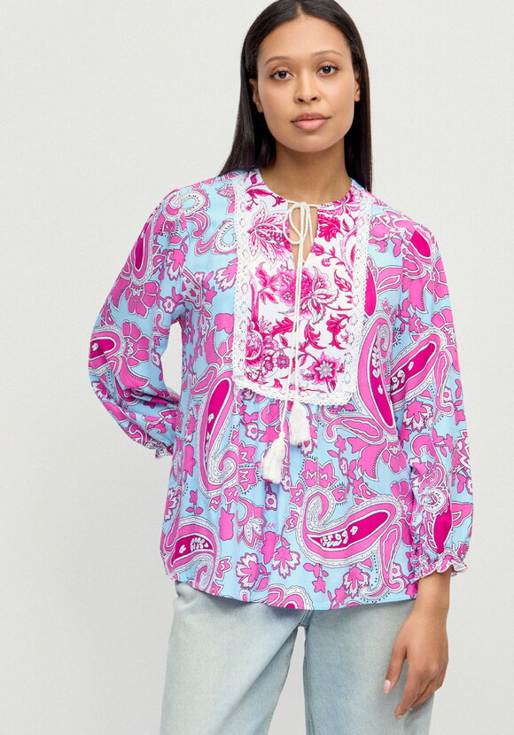 Блуза Весна внутри меня шир.  580, рис. 16