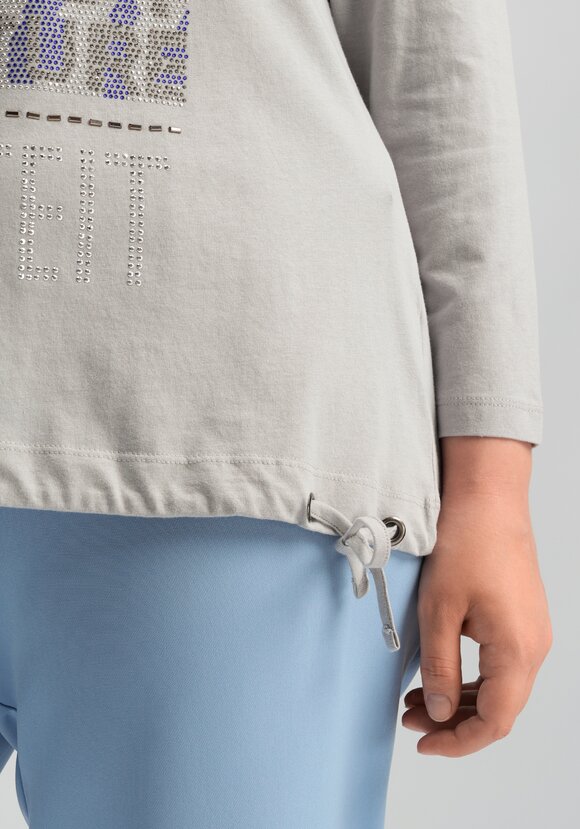 Лонгслив с декором из страз шир.  580, рис. 16