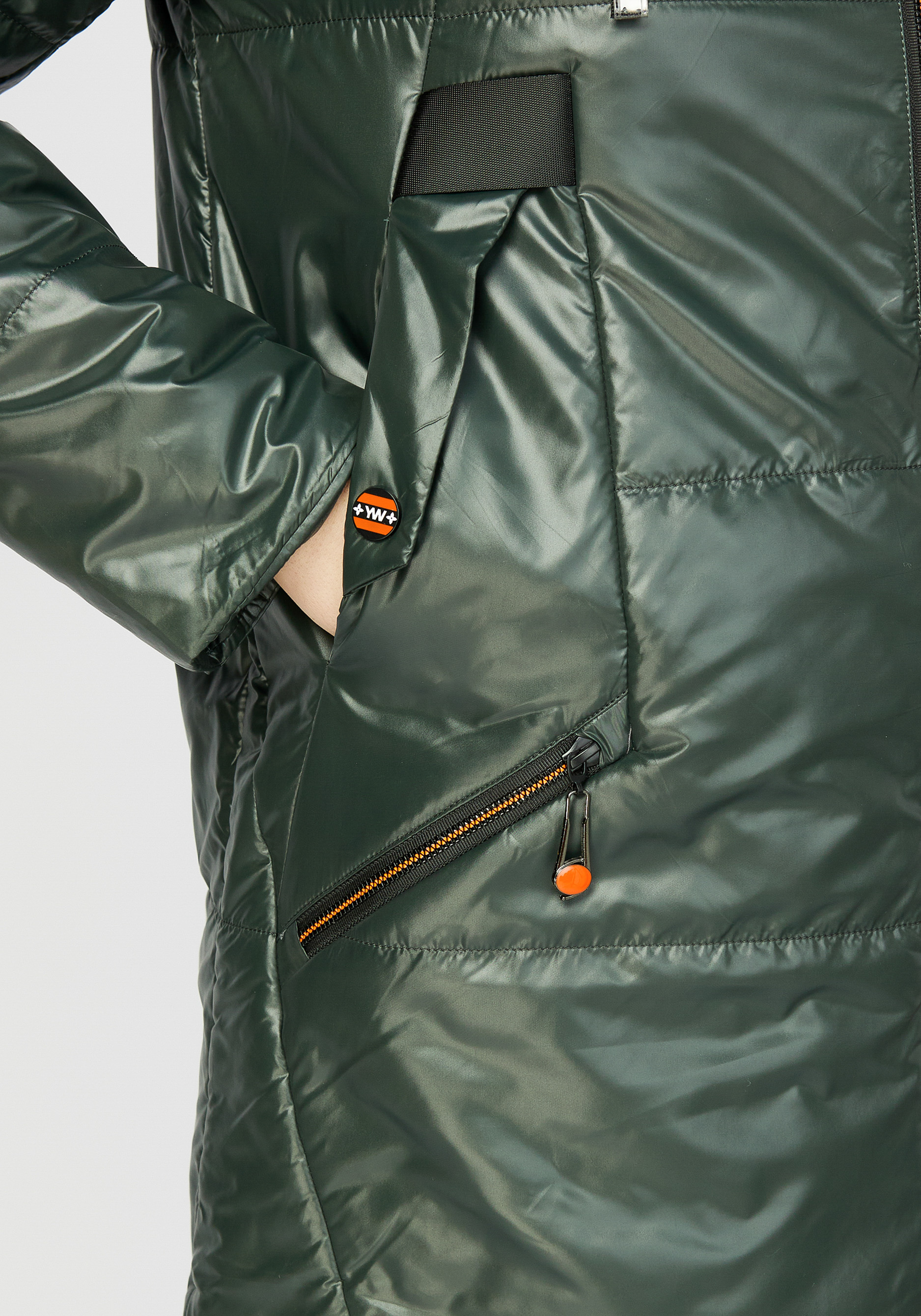 Куртка женская «Лукреция», цвет зеленый, размер 50 - фото 5