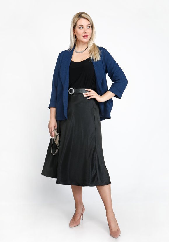 Жакет классический однобортный шир.  580, рис. 28