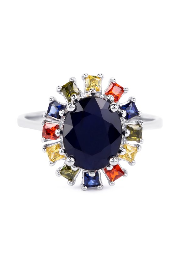 Кольцо серебряное Бриджит шир.  580, рис. 2