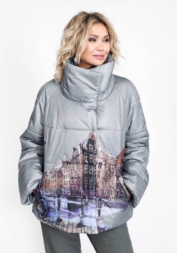 Куртка Красивый город шир.  580, рис. 2